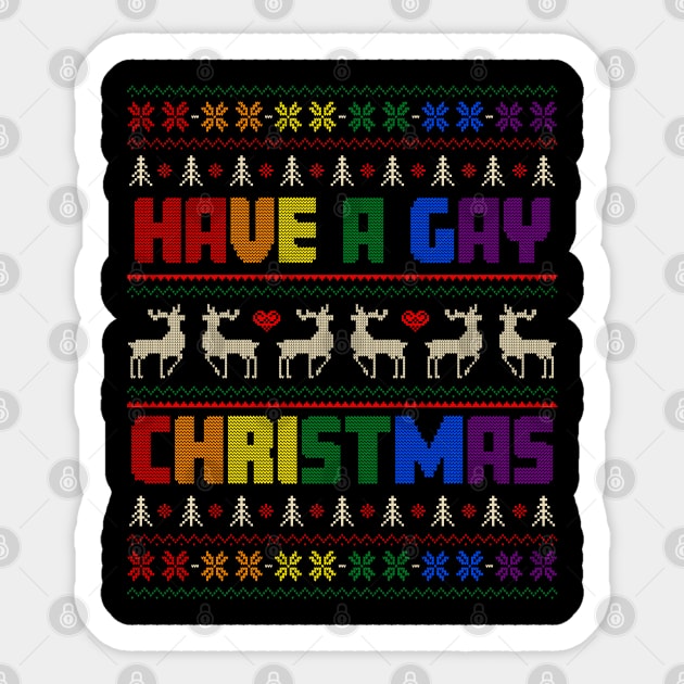 Have A Gay Christmas Sticker by mia_me